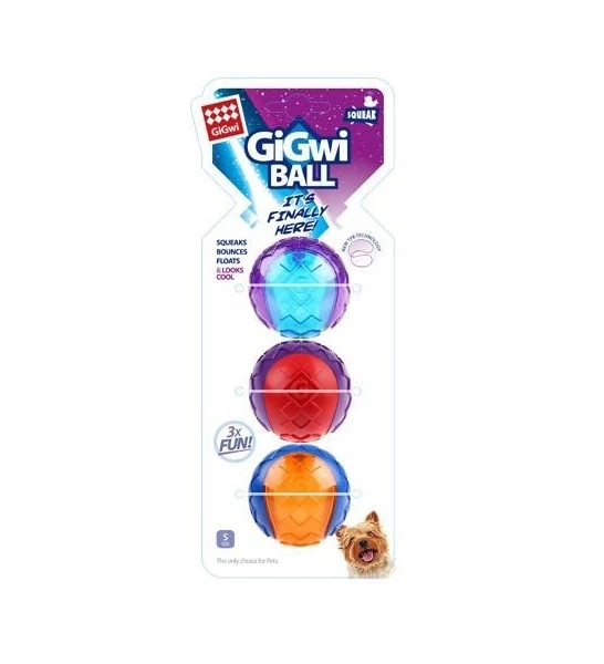 Gigwi Small Squeaker Ball Toy for Dogs 5cm