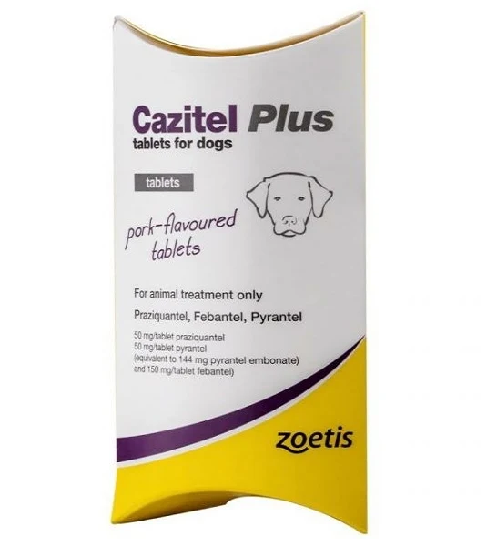 Zoetis Cazitel Plus Dewormer Tablet for Dogs 1 tablet