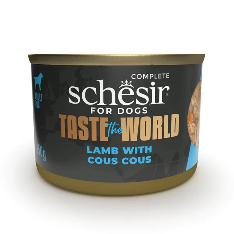 Schesir Taste The World Wholefood Lamb With Cous Cous In Broth Adult Wet Dog Food 150G
