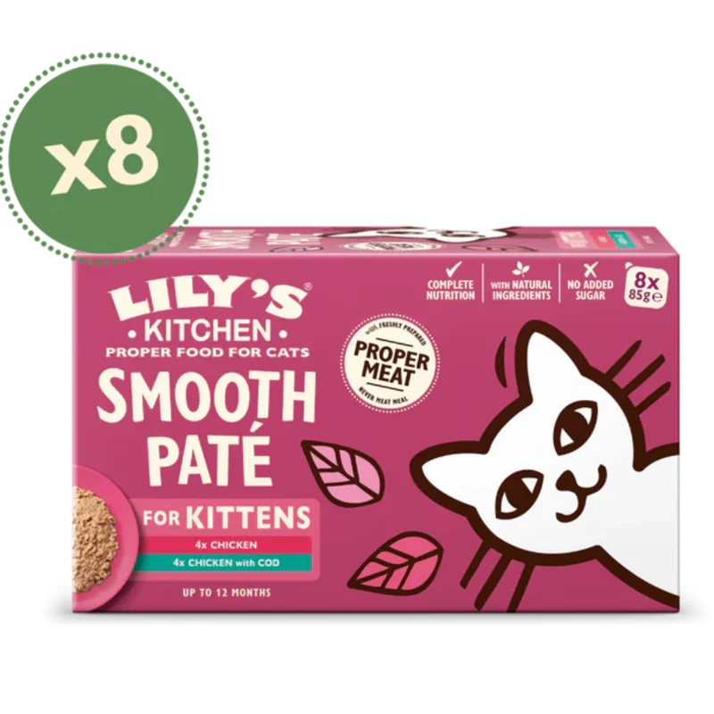 Lily's Kitchen Pate for Kittens Multipack Wet Cat Food 8X85G