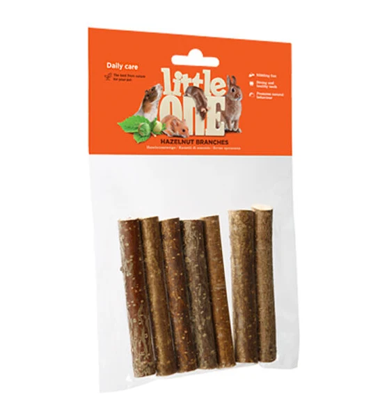 Little One Hazelnut Branches Treats for Small Pets 7PCS 7PCS