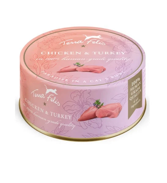 Terra Felis Chicken & Turkey Cat Wet Food