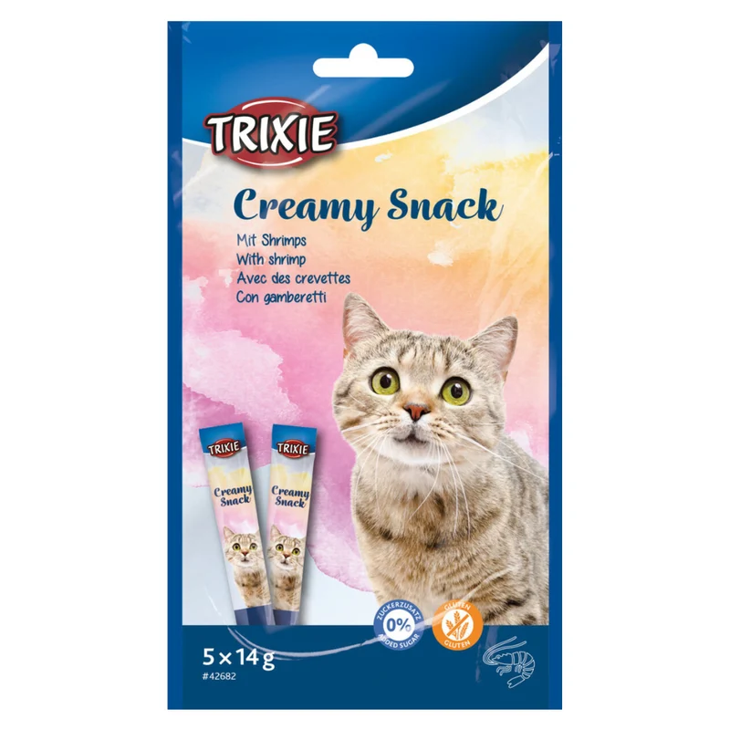 Trixie Creamy Snack with Shrimp Cat Treats 5X14G