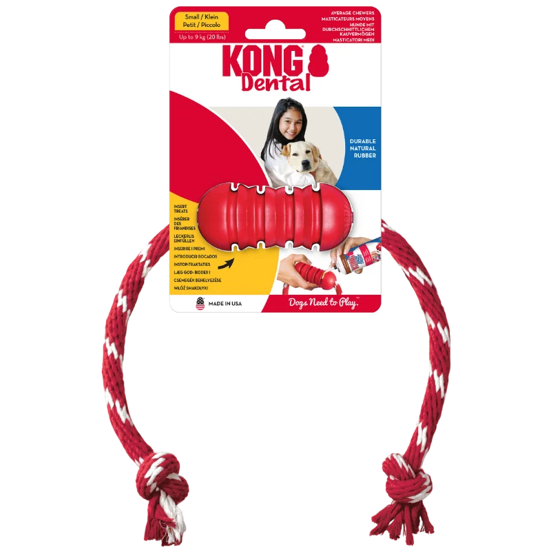 KONG Dental mit Seil