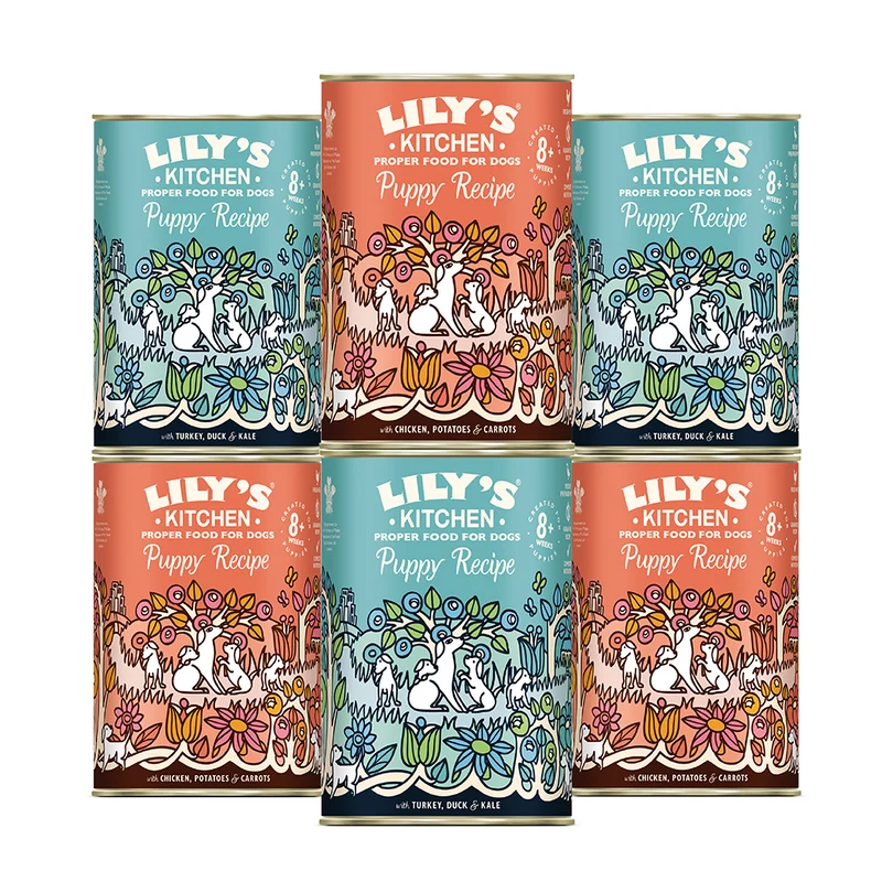 Lily's Kitchen Dog Puppy Wet Food Multipack 6x400g