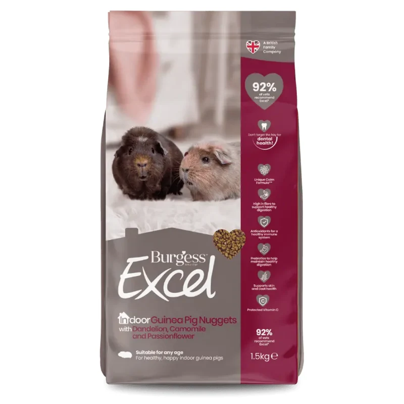 Burgess Excel Indoor Guinea Pig Nuggets 1.5KG