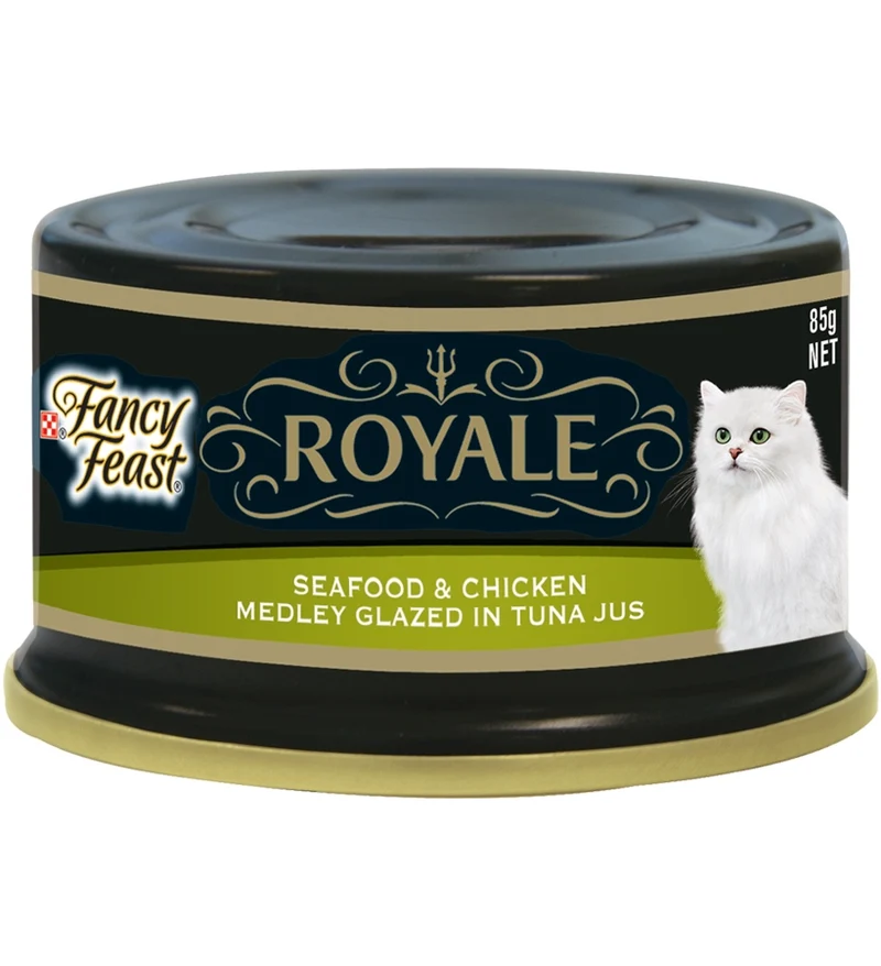 PURINA Fancy Feast Royale Seafood & Chicken Medley Wet Cat Food 85G