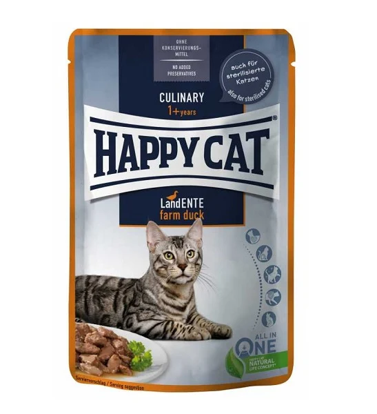 Happy Cat Meat in Sauce Culinary Farm Duck 85G