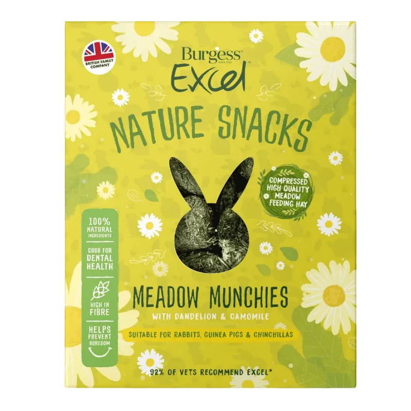 Burgess Excel Meadow Munchies Small Pet Treats 1Kg