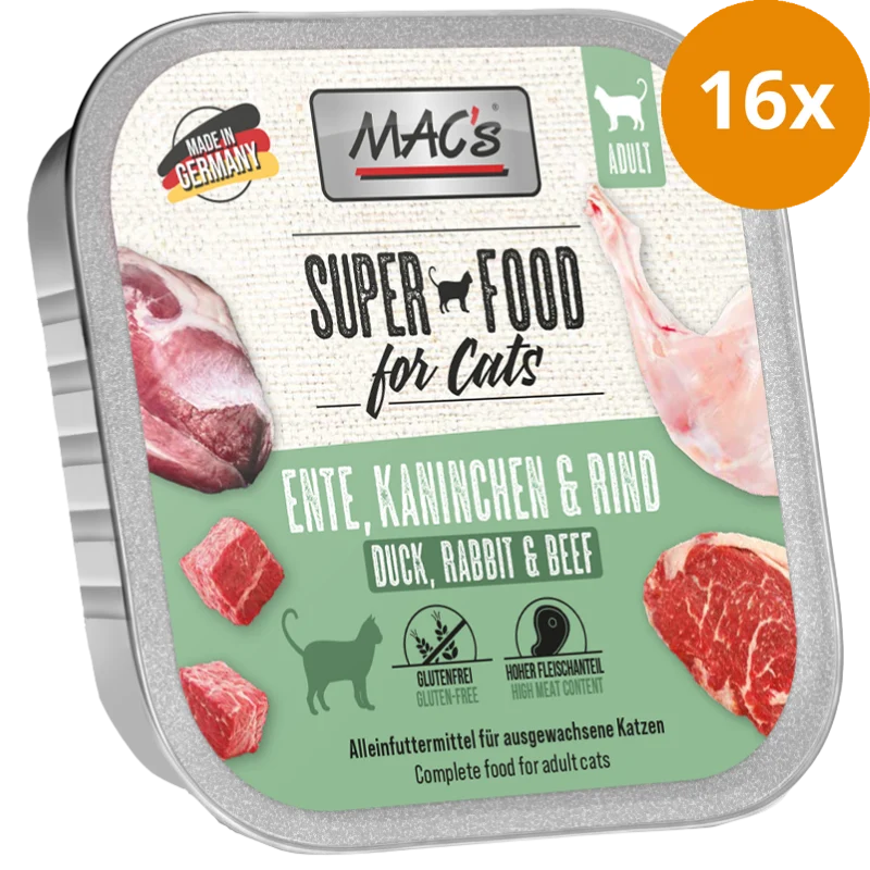 MACs Cat Ente, Kaninchen & Rind 100 g