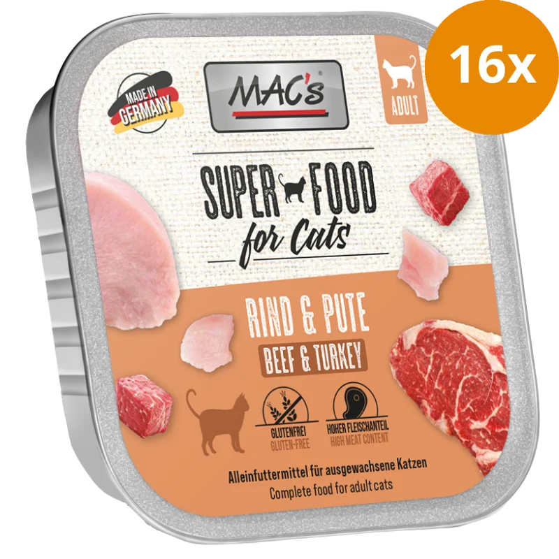 MACs Cat Rind & Pute 100 g