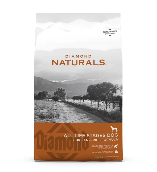 Diamond Naturals All Life Stages Dog Chicken & Rice Formula 15KG