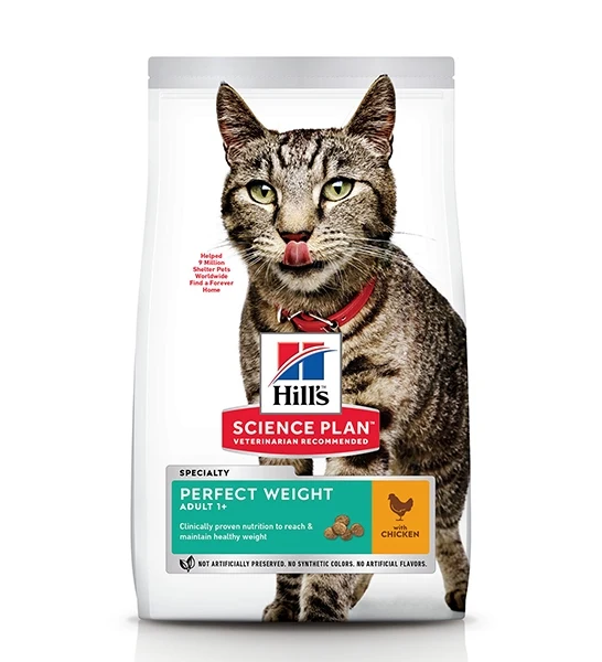 Hill's Science Plan Perfect Weight Adult Cat Food with Chicken