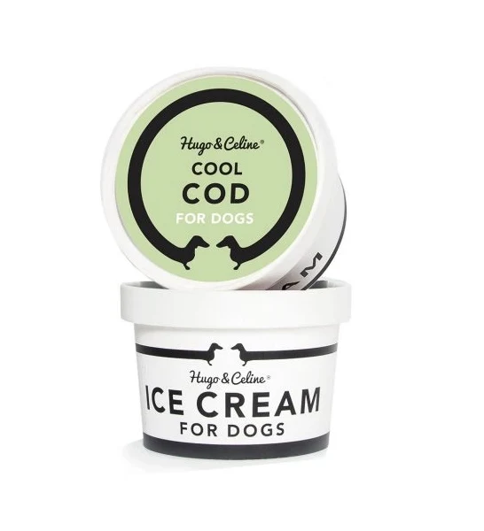Hugo & Celine Cool Cod Dog Ice Cream 120G