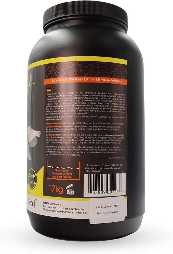 NT Labs Prof Fancy Goldfish Food 1.7kg