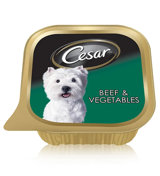 Cesar Beef and Vegetables Wet Dog Food 100G