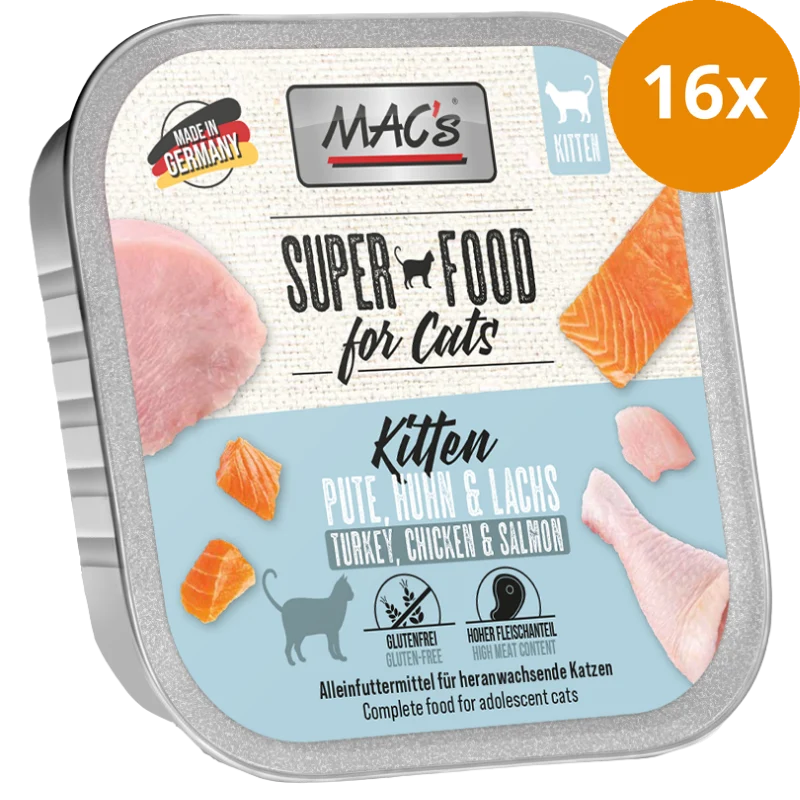 MACs Cat Kitten Pute, Huhn & Lachs 100 g