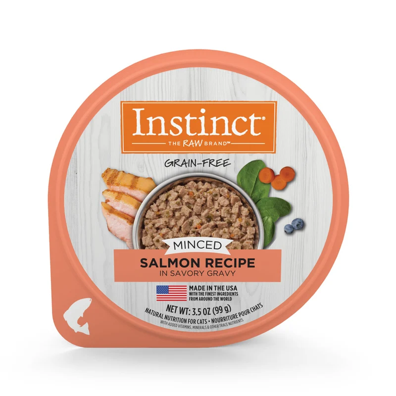 Instinct Grain-Free Minced Real Salmon Recipe Wet Cat Food