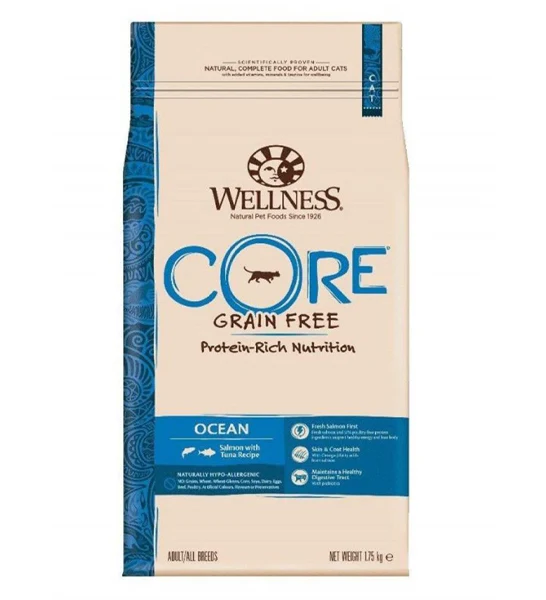 Wellness Core Ocean Salmon with Tuna Recipe Cat Dry Food 1.75KG