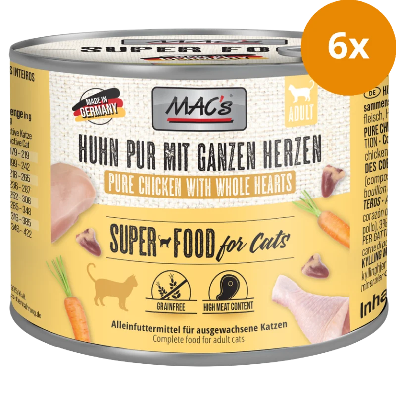 MAC's Cat Huhn mit ganzen Geflügelherzen 200 g