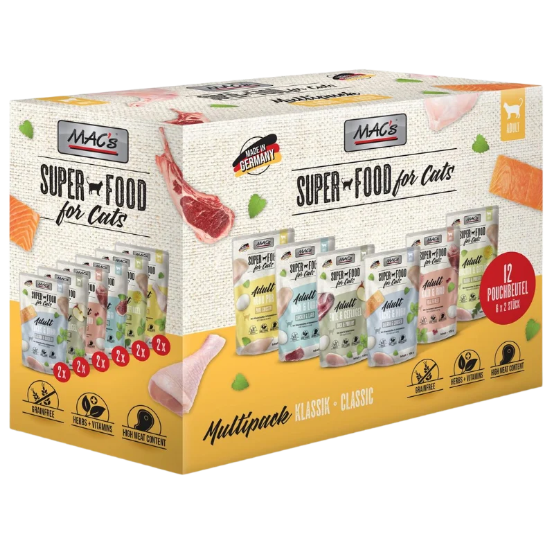 MAC's Cat Pouch Pack Multipack Klassik12x100g