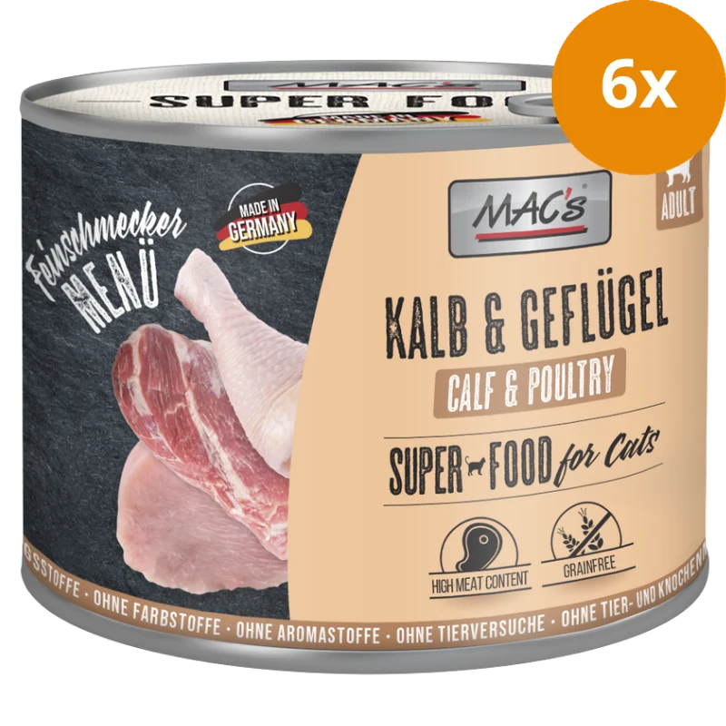 MAC's Cat Feinschmecker Kalb & Geflügel 200 g