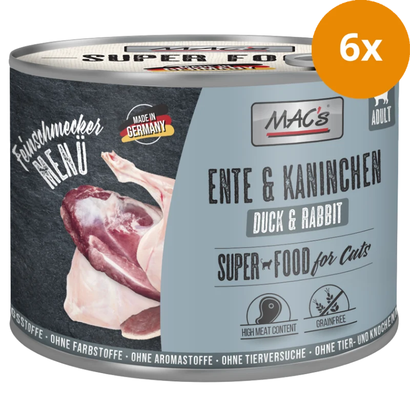 MAC's Cat Feinschmecker Ente & Kaninchen 200 g