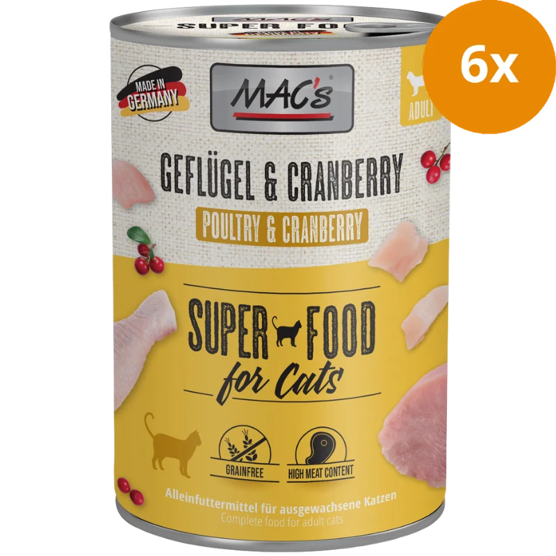 MAC's Cat Geflügel & Cranberry 400g