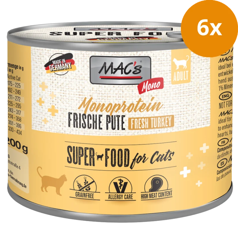 MACs Cat Mono Frische Pute 200 g