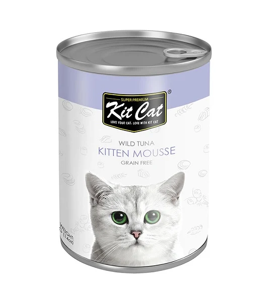 Kit Cat Wild Tuna Kitten Mousse Wet Food 400G