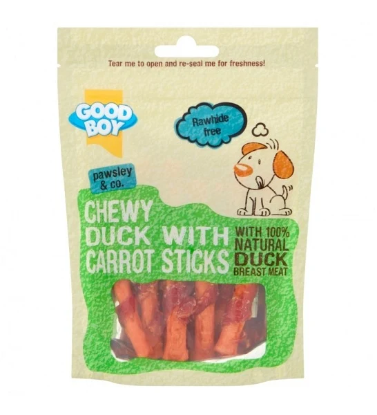 Armitage Duck with Carrot Stick Dog Treats 90G