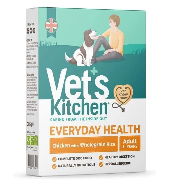 Vet's Kitchen Chicken with Wholegrain Rice Wet Dog Food