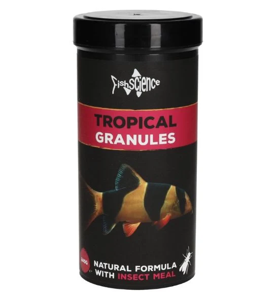 FishScience Tropical Granules Fish Food