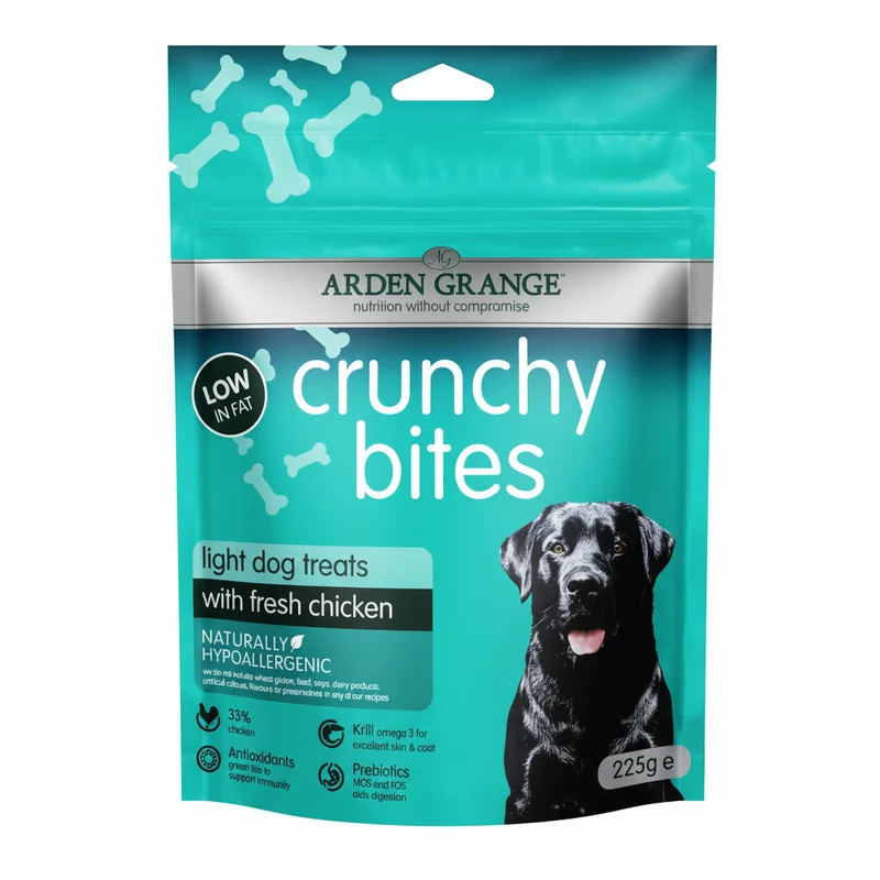 Arden Grange Crunchy Bites Light Dog Treats 225G