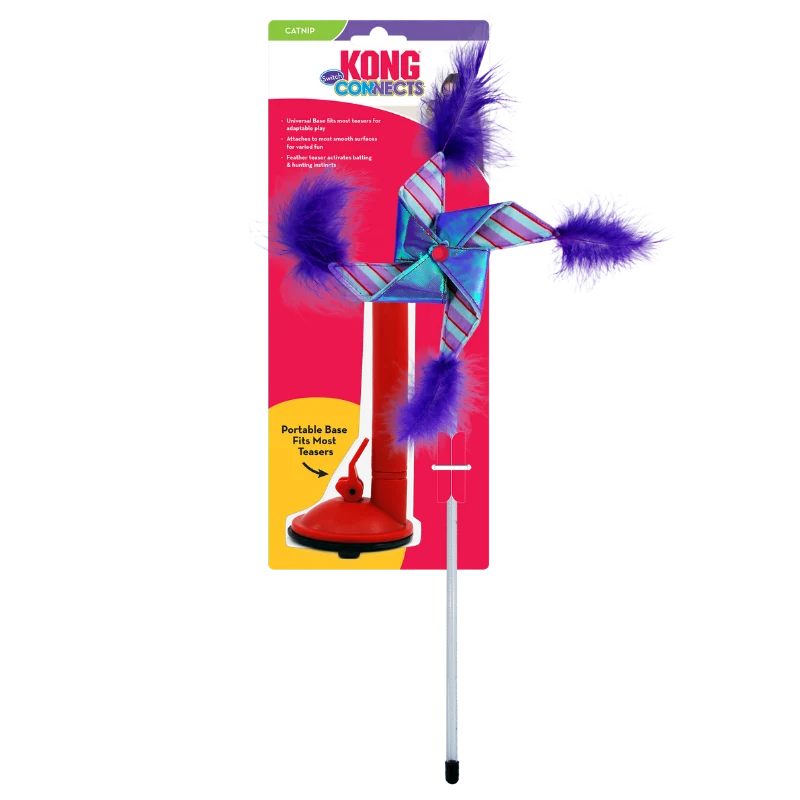 KONG Cat Connects Switch Teasers Pinwheel