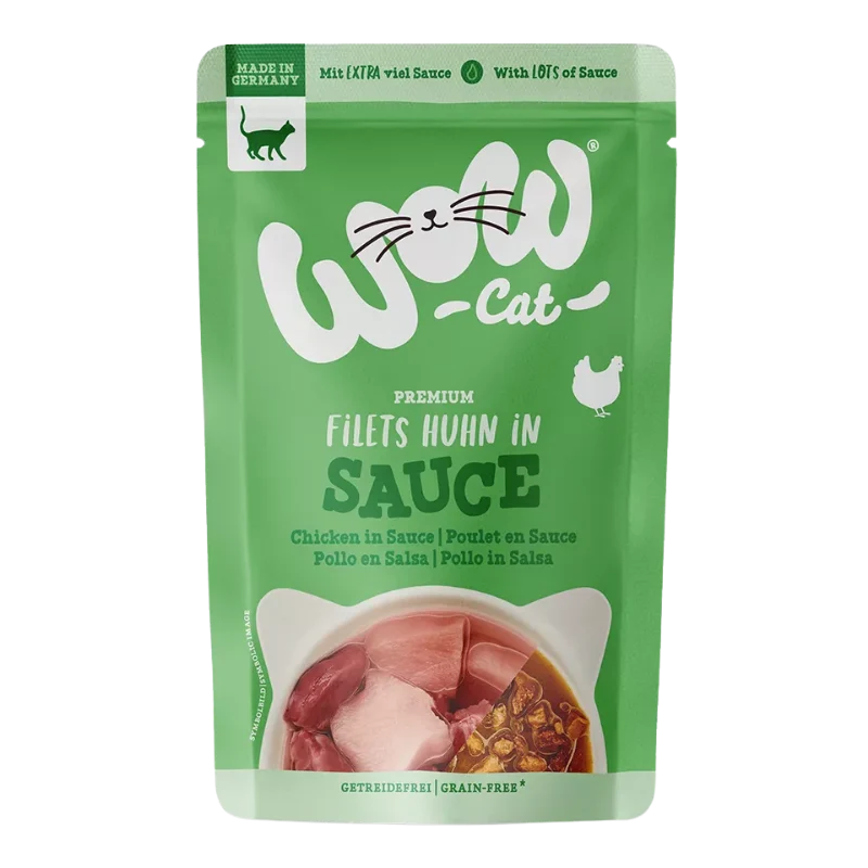 Wow Cat PB Adult Huhn in Sauce 85g