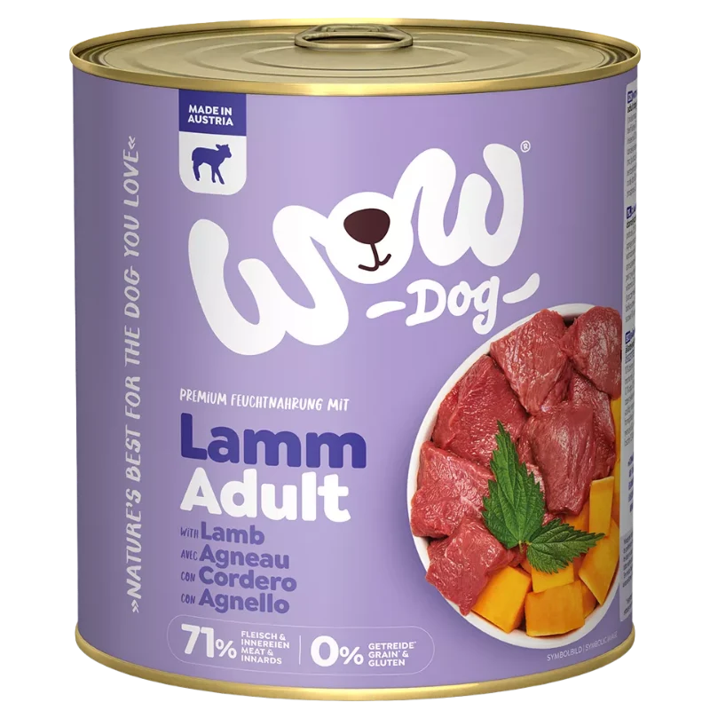 Wow Dog Dose Adult Lamm 800g
