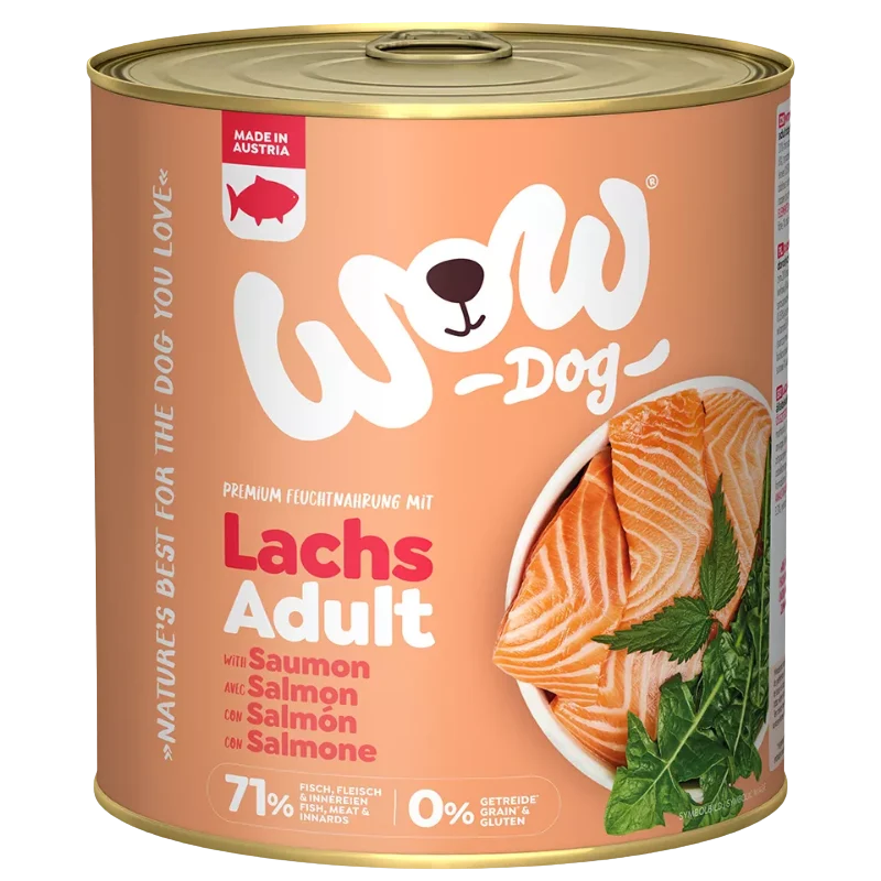 Wow Dog Dose Adult Lachs 800g
