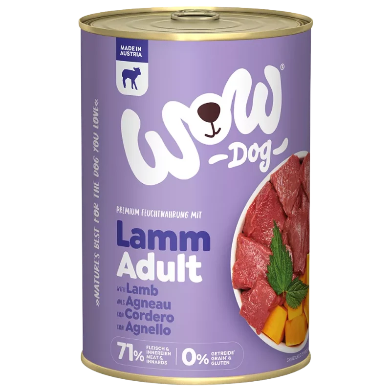 Wow Dog Dose Adult Lamm 400g