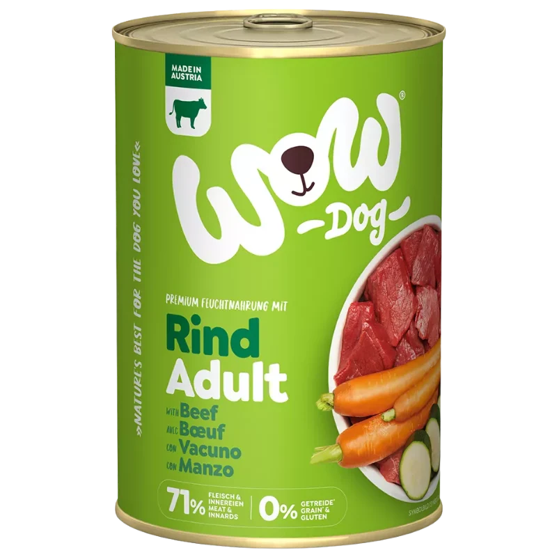 Wow Dog Dose Adult Rind 400g