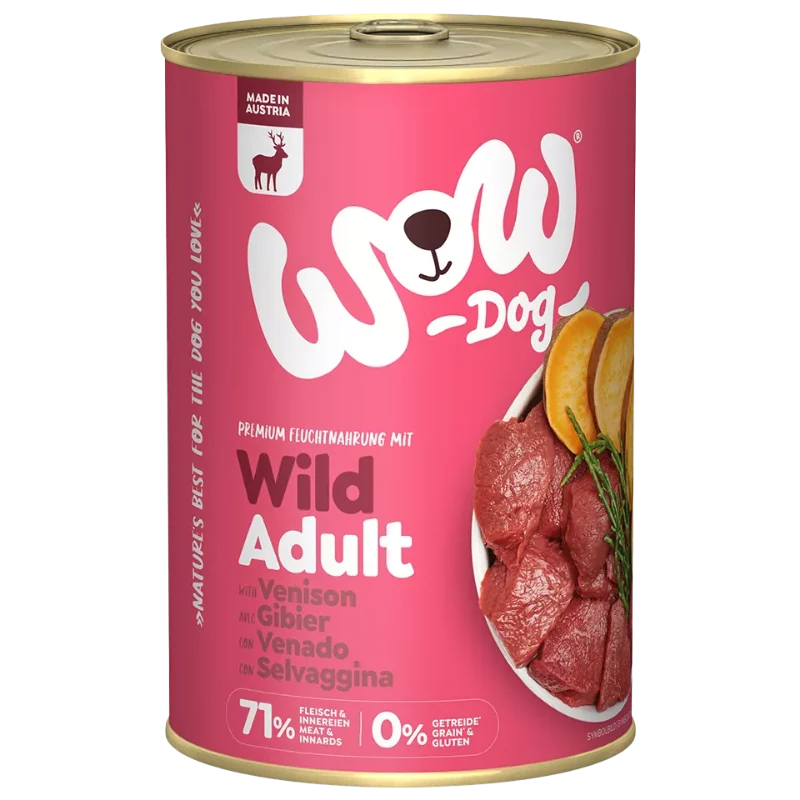 Wow Dog Dose Adult Wild 400g