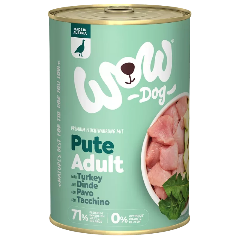 Wow Dog Dose Adult Pute 400g