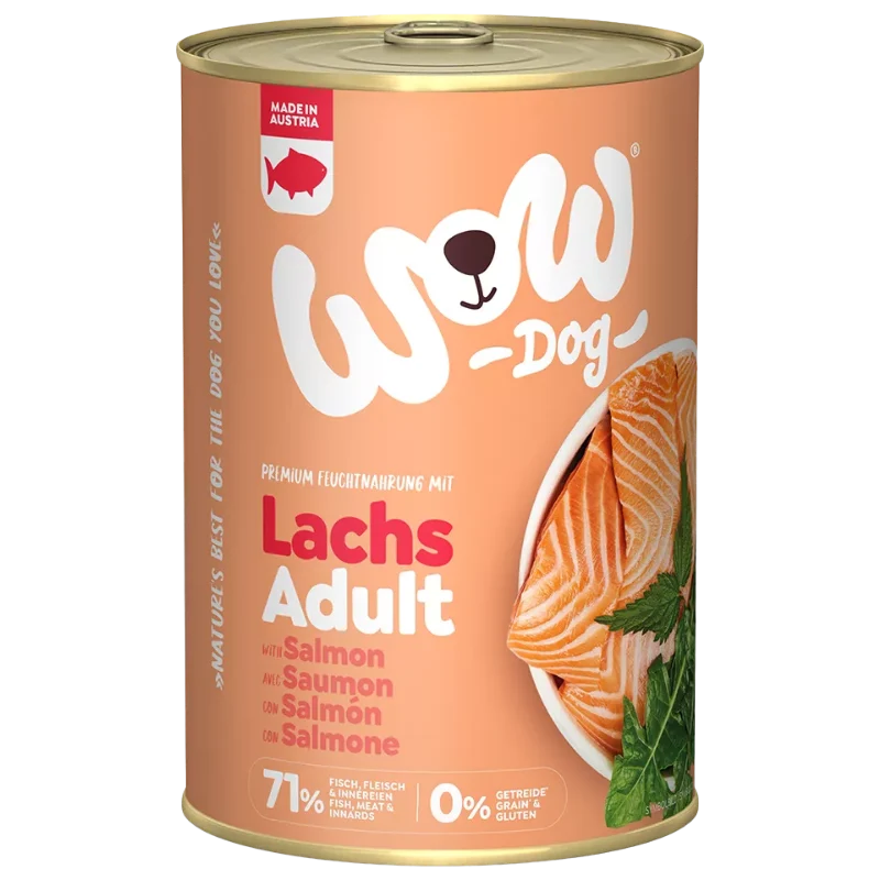 Wow Dog Dose Adult Lachs 400g