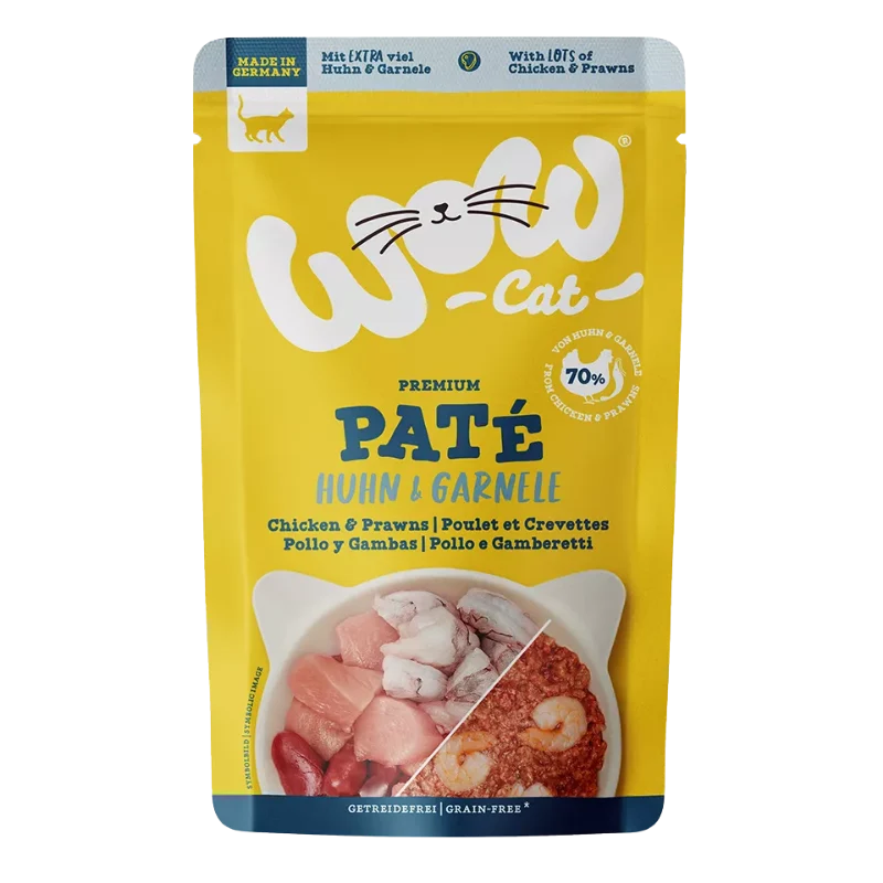 Wow Cat PB Adult Huhn & Garnelen 125g