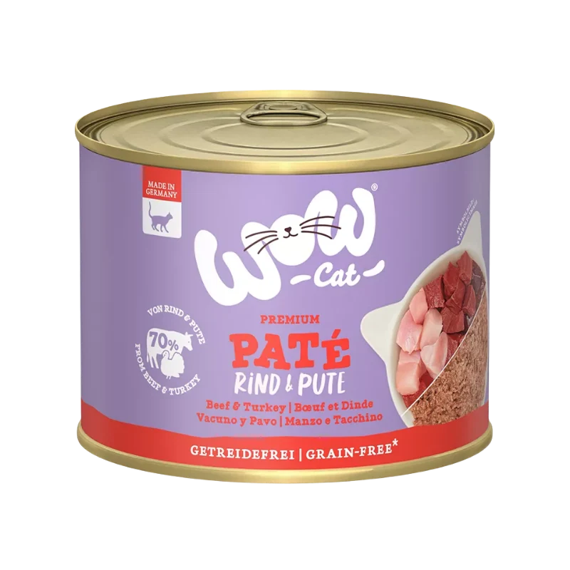 Wow Cat Dose Adult Rind & Pute 200g
