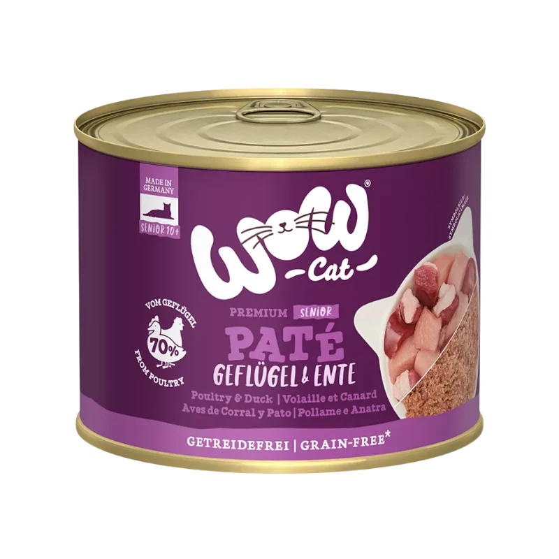 Wow Cat Dose Senior Geflügel & Ente 200g