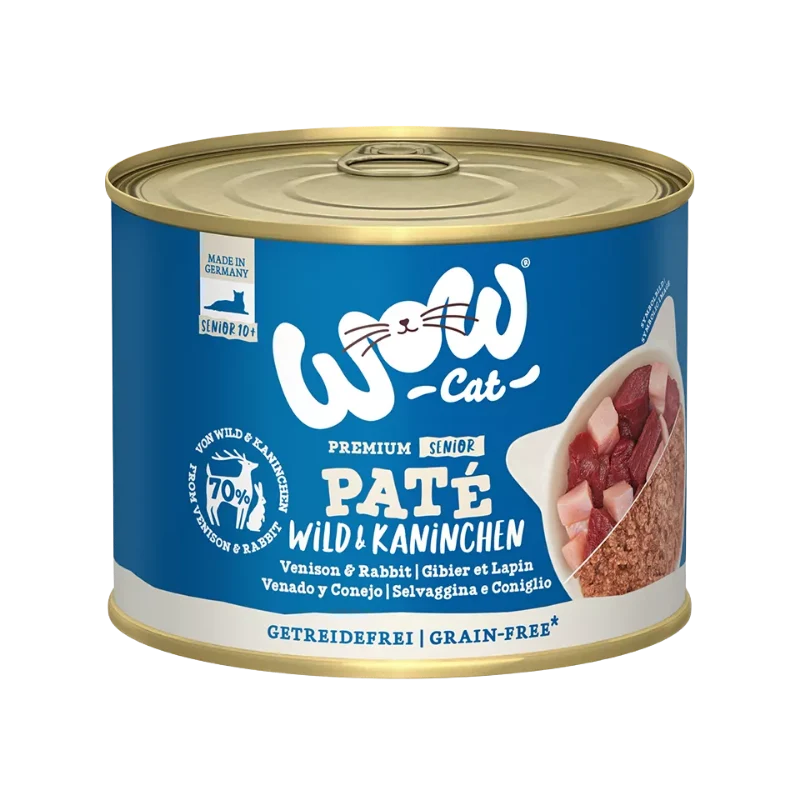 Wow Cat Dose Senior Wild & Kaninchen 200g