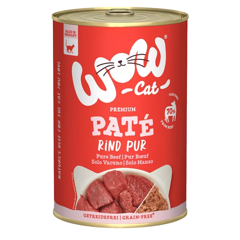Wow Cat Dose Adult Rind Pur 400g