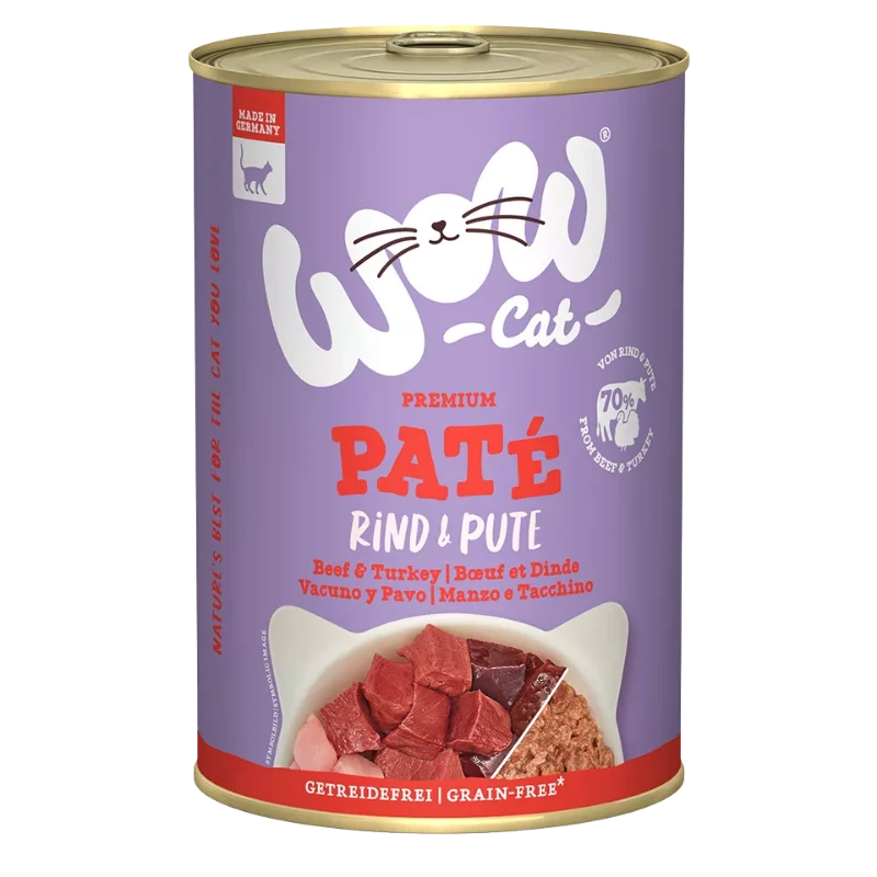 Wow Cat Dose Adult Rind & Pute 400g