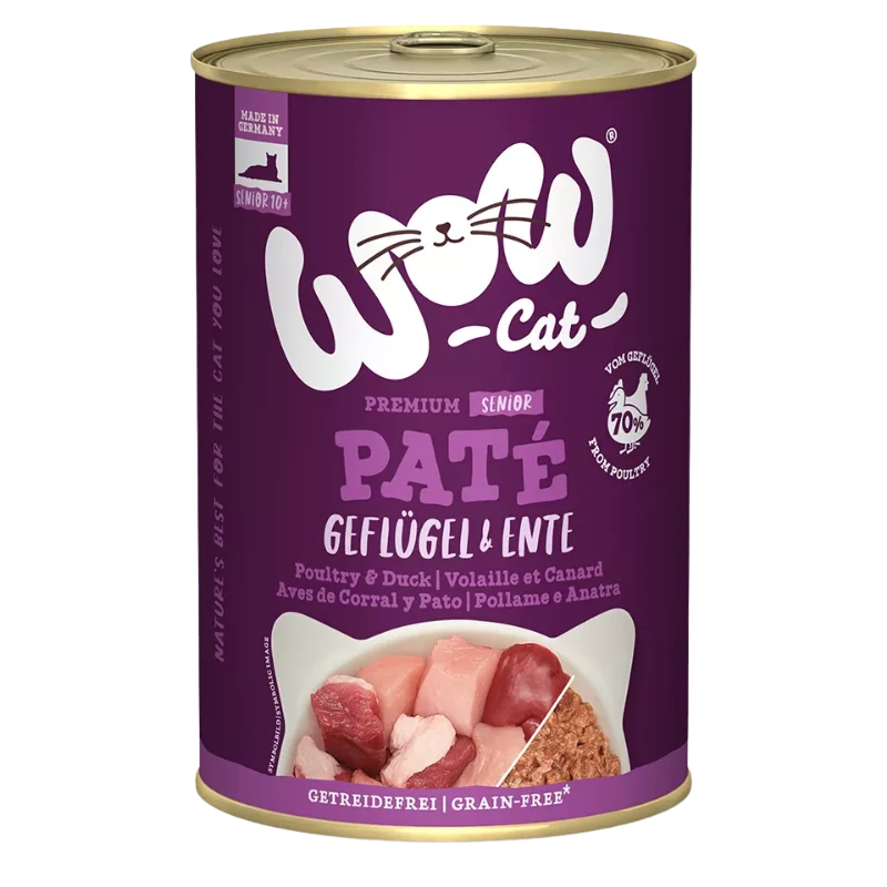 Wow Cat Dose Senior Geflügel & Ente 400g